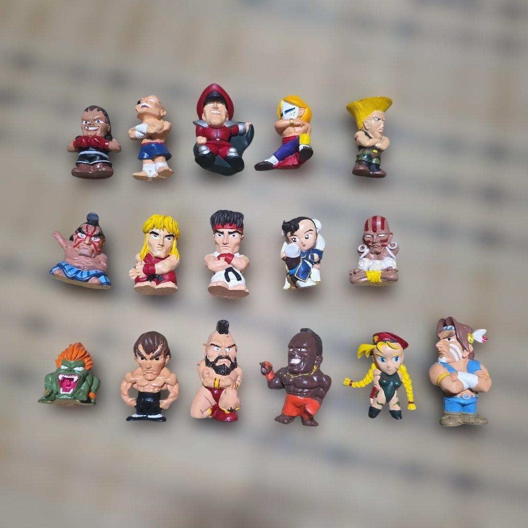 ストリートファイター2 デフォルメ　ガレージキット　ボークス　彩色済16体セット