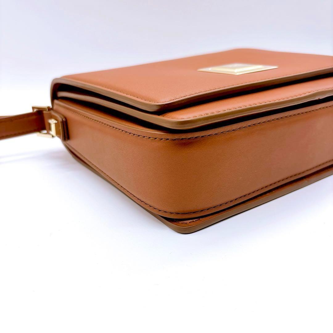 【定価18万円✨】マックスマーラ カーフレザー ショルダーバッグ スクエア 美品