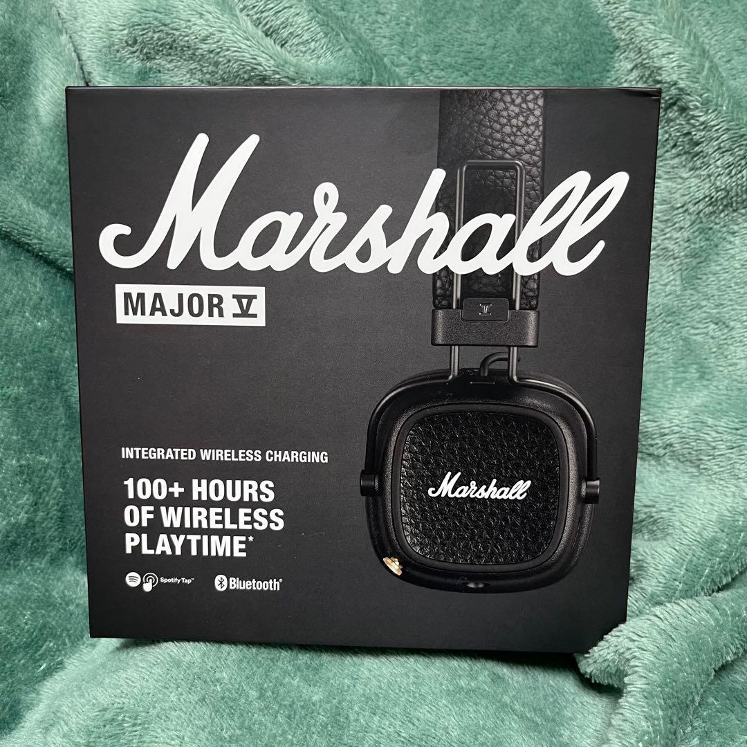 Marshall マーシャル ワイヤレスヘッドホン ブラック Major V