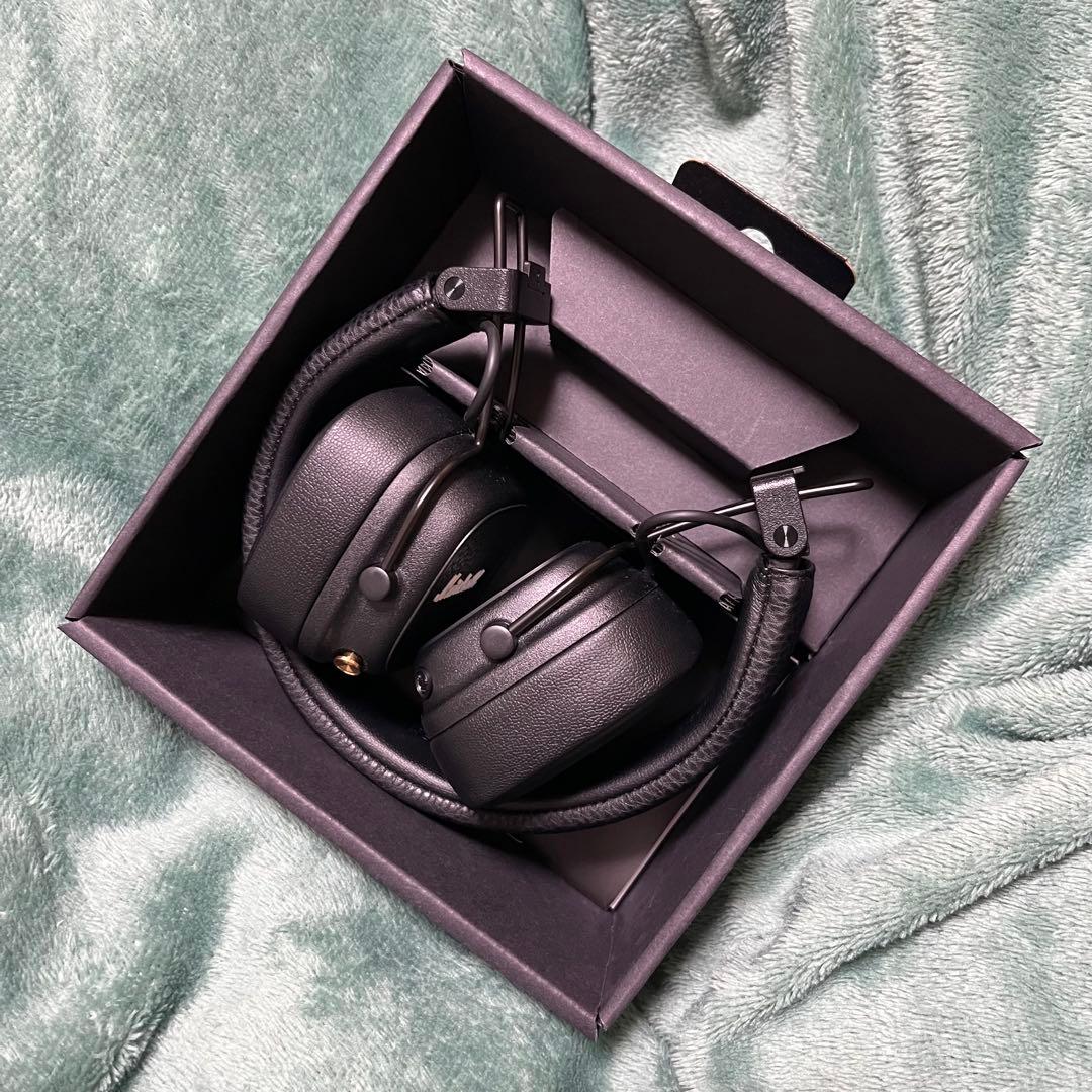 Marshall マーシャル ワイヤレスヘッドホン ブラック Major V