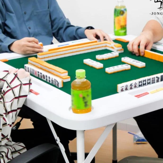 麻雀台 麻雀卓 麻雀テーブル 折りたたみ 軽量 マージャン台 ブラック