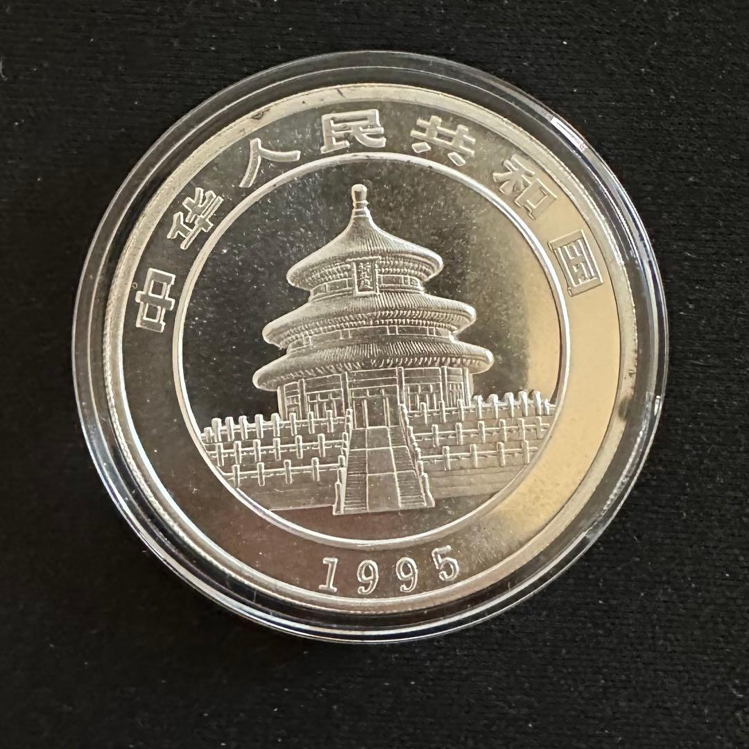 1995年パンダ銀貨