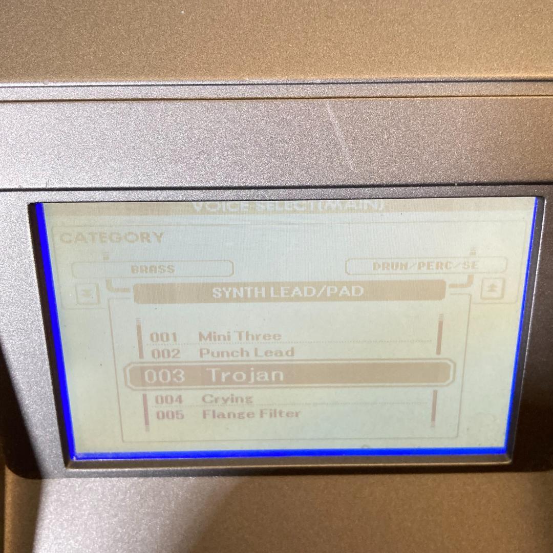 ジャンク YAMAHA MM8 シンセサイザー アダプター付き ヤマハ