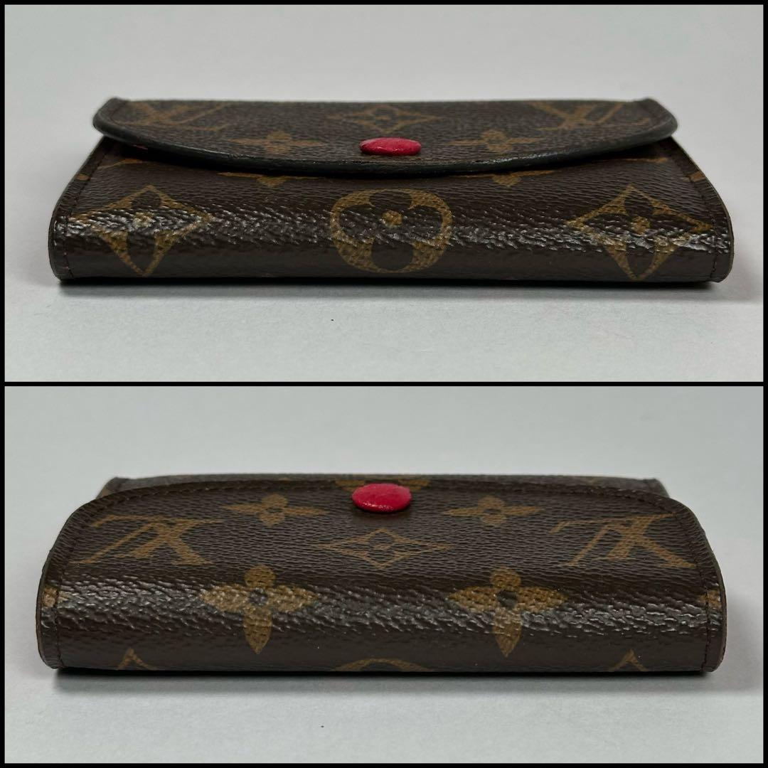 ルイヴィトン モノグラム ポルトモネロザリ フューシャ カードケース