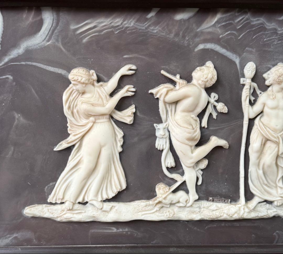 インコレ　カメオアート　額装　バッカなリアン　送料込み250328