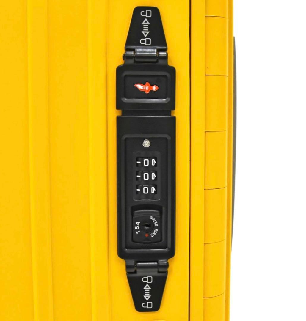 エヴァンゲリオンAT.FIELDコラボバージョン折り畳みキャリーケース　イエロー