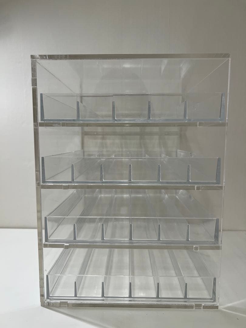 beautINIT ビューティーイニット 透明アクリルメイク収納ボックス 4段