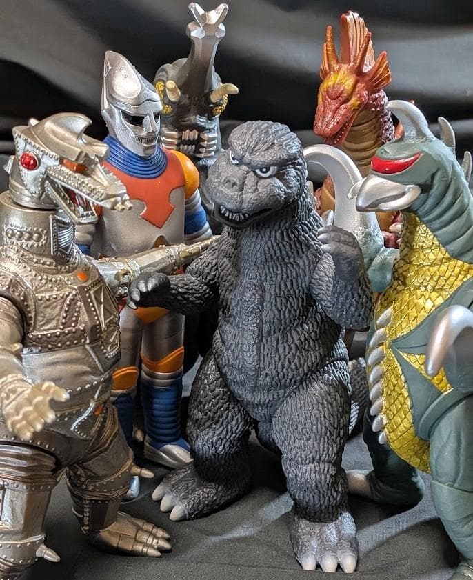 昭和ゴジラ＆東宝怪獣（バンダイ）ムービーモンスターシリーズ11体セット