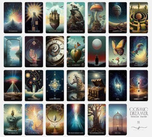 正規品証明書付【コズミックドリーマーオラクルカード】タイの幻のインディーズデッキ