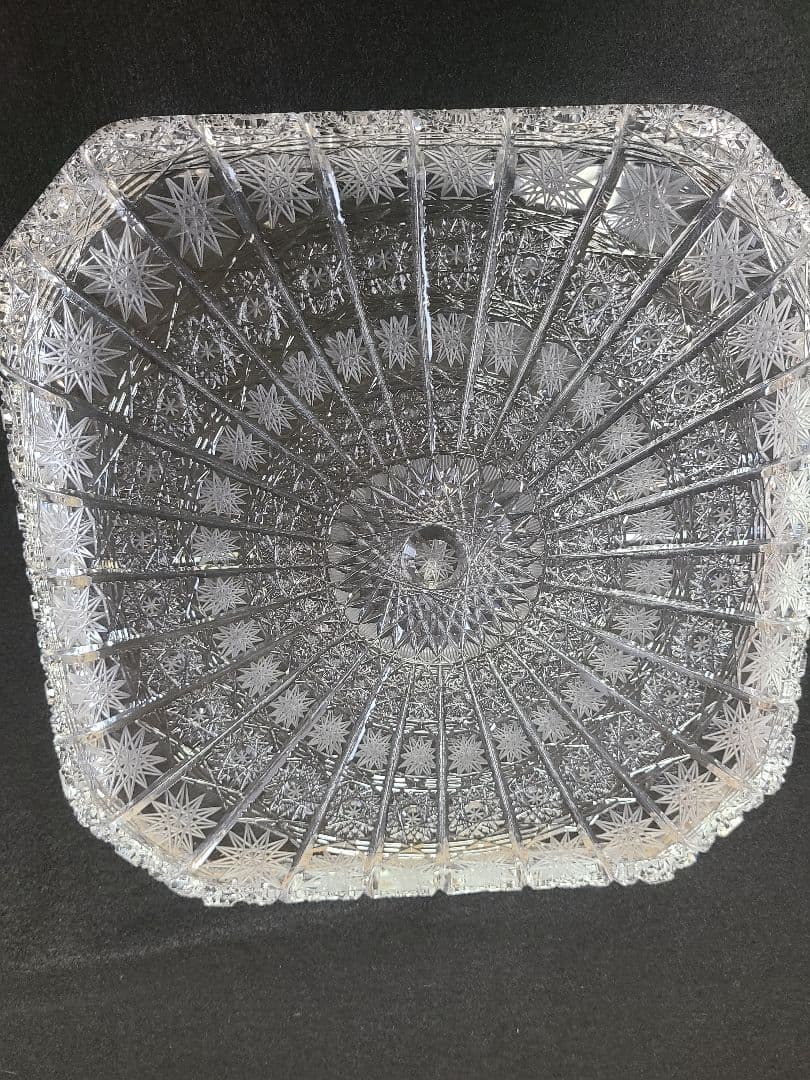 BOHEMIA Crystal 500pk 24%pbo　角皿プレート