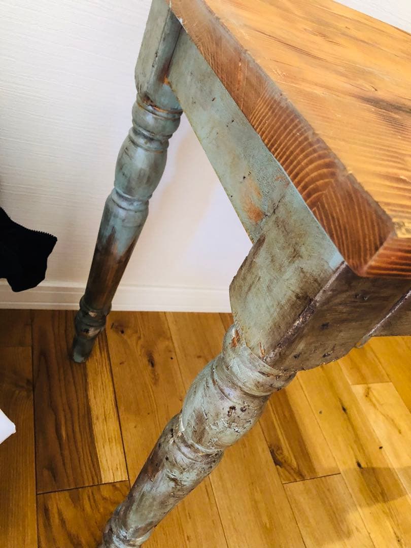 一点物　ビンテージ　アンティーク　机　ワークデスク　ハンドメイド