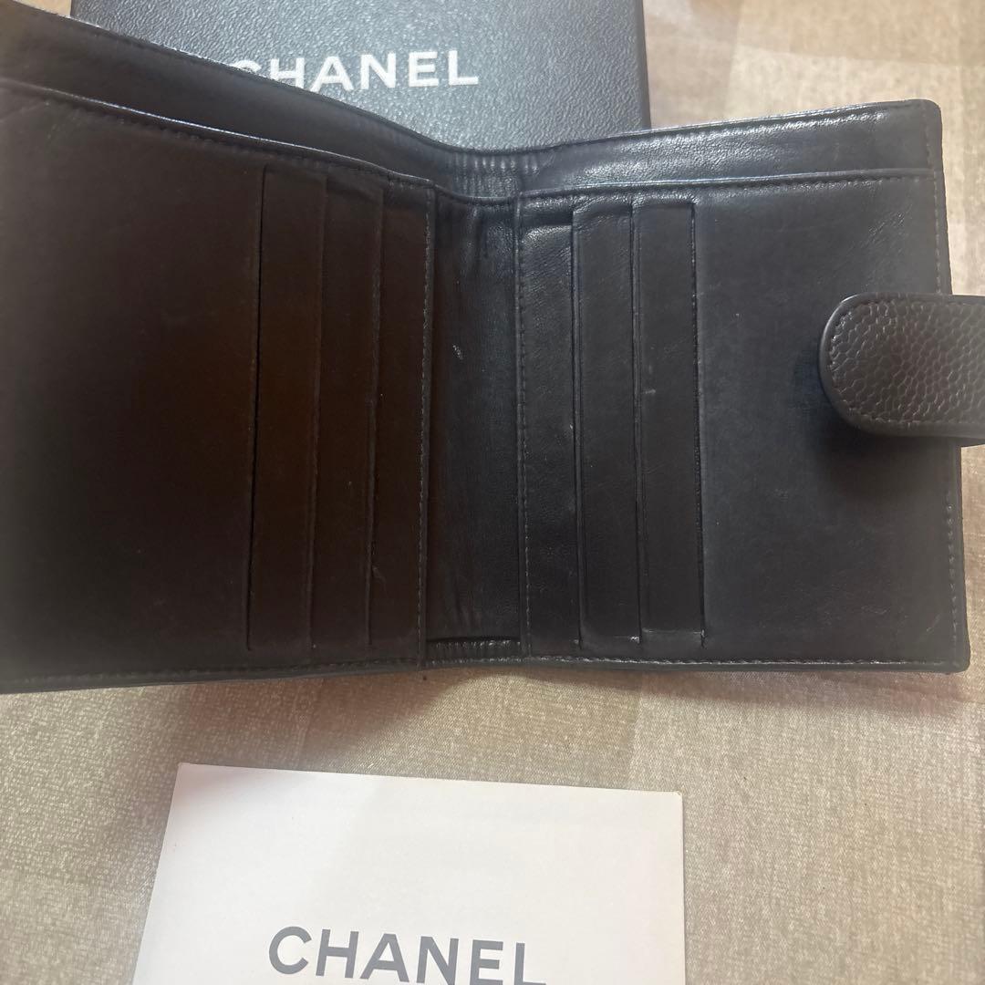 CHANEL 財布 ブラック