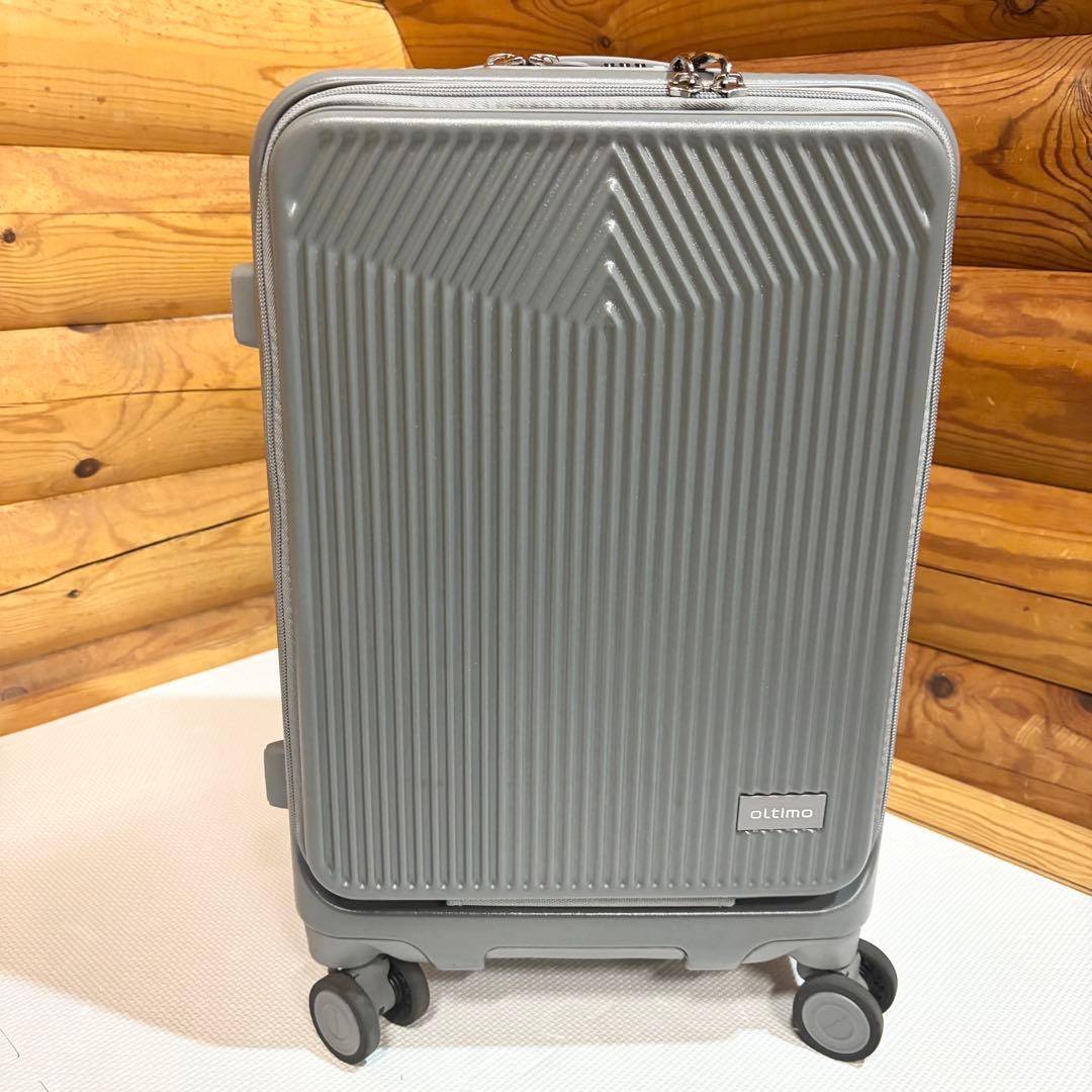 【美品】oltimo オルティモ キャリーケース フロントオープン 38L