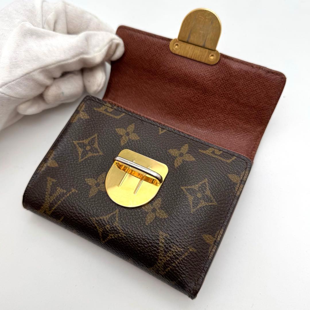 美品✨️ルイヴィトン　ポルトフォイユ　コアラ　カード９枚　財布　コンパクト