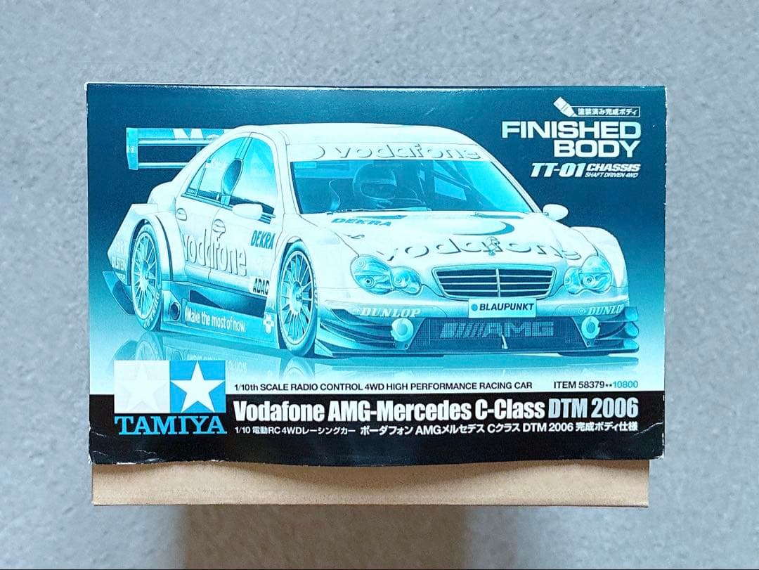 絶版 タミヤ RC 1/10 ボーダフォン・AMGメルセデス DTM 完成ボディ