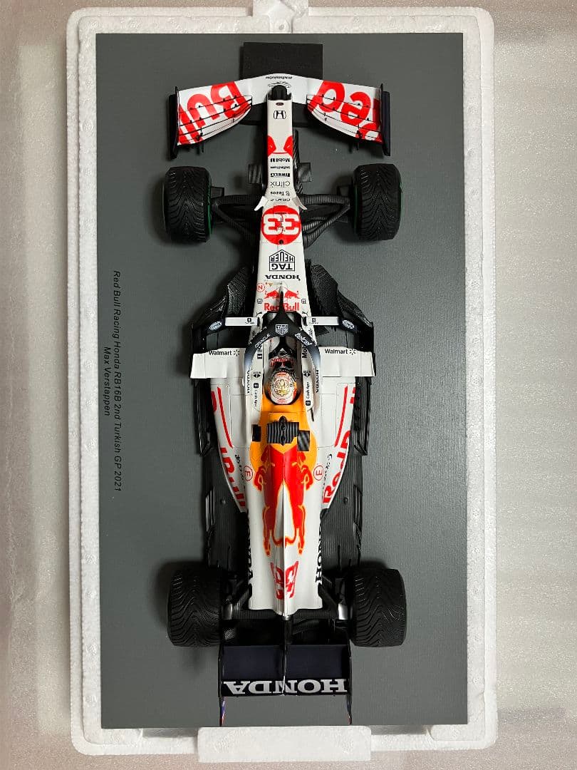 O⑭ 1/18 スパーク製 レッドブルRB16BトルコGP ありがとうカラー