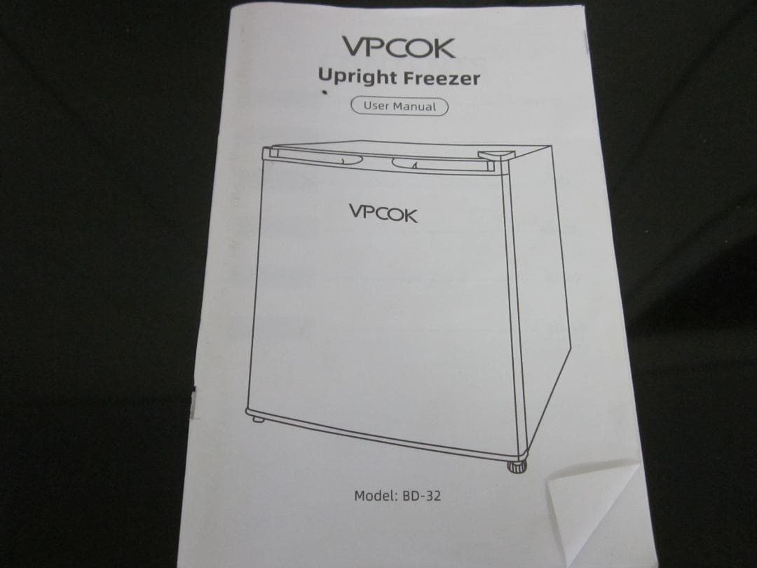 Vpcok Direct ミニ冷凍庫 BD-32 32L ブラック ★W-439