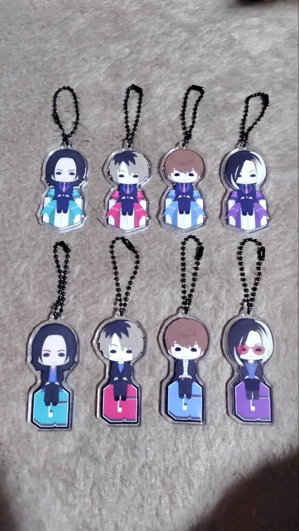 アクリルキーホルダー 8個セット　GLAY　すわりんこ