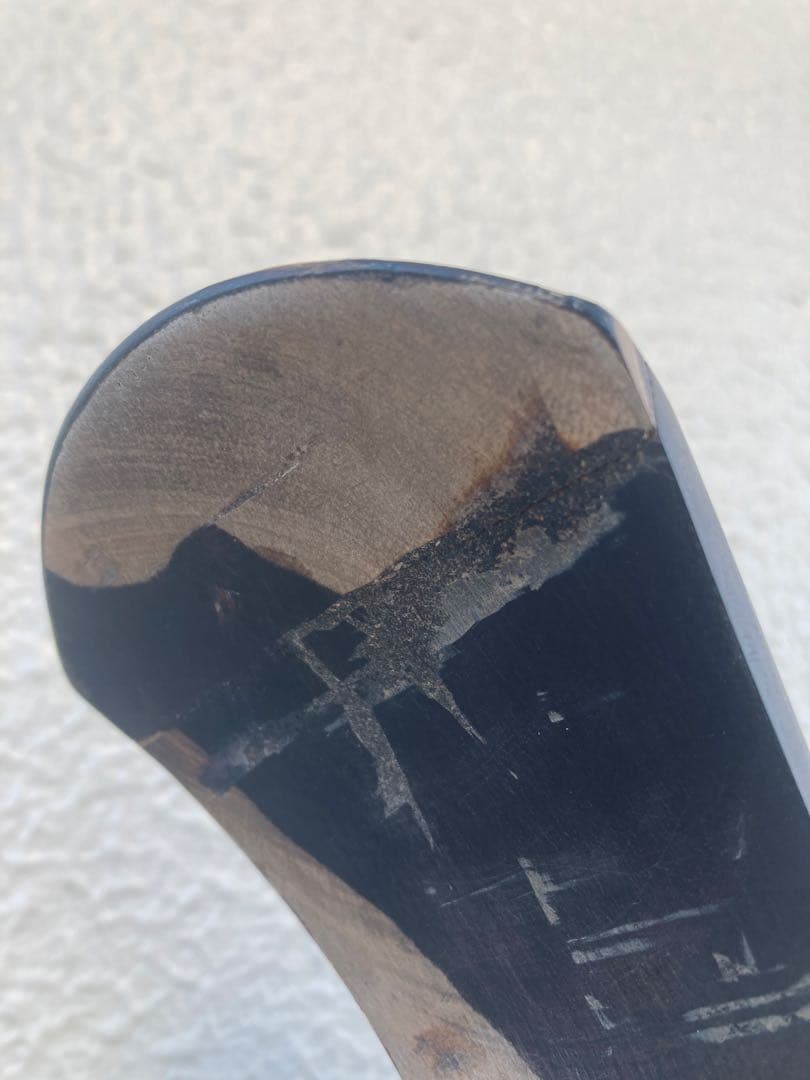 沖縄 三線 小振り 真壁 八重山黒木 竿 365g