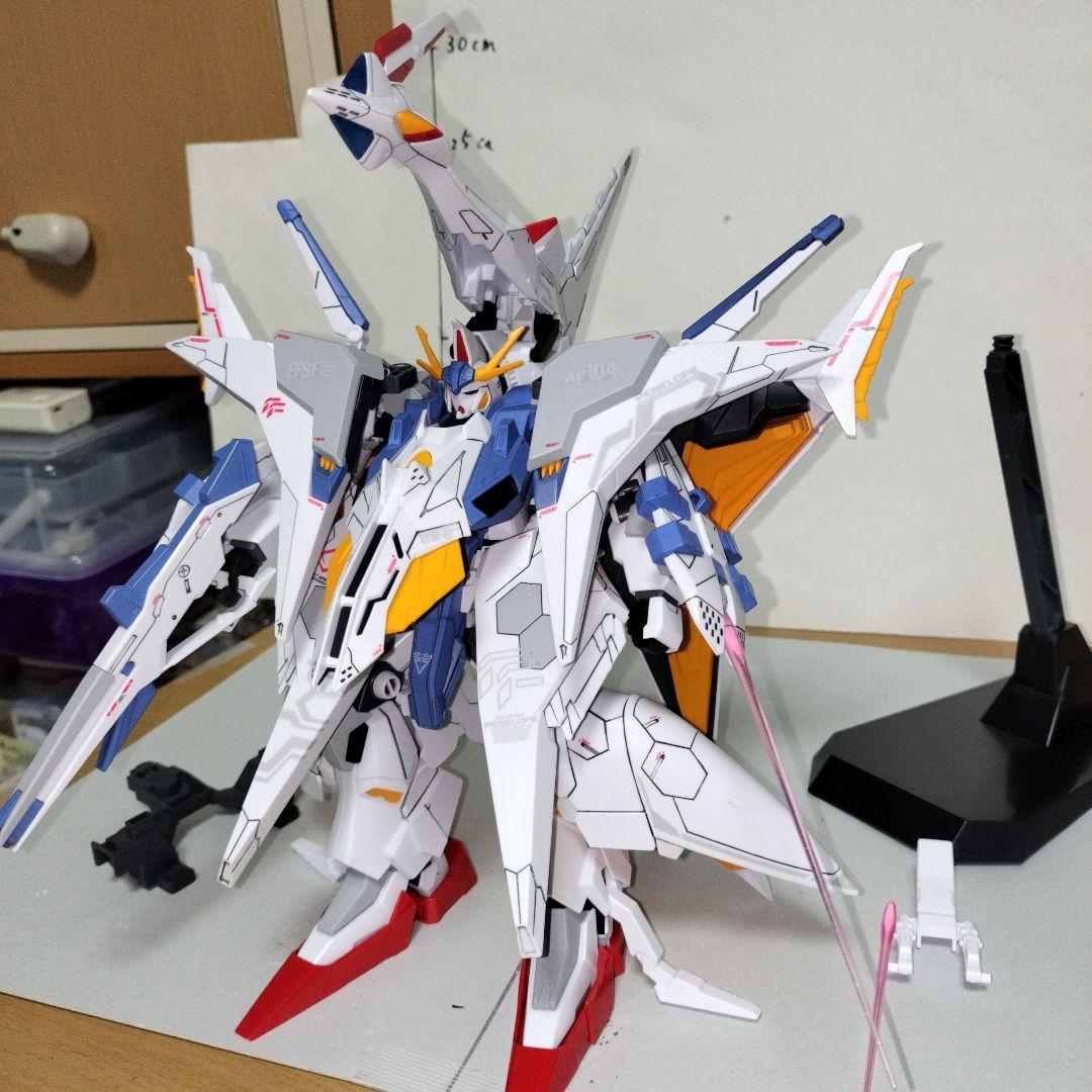 HG 1/144 ペーネロペー 塗装完成品 ガンプラ 閃光のハサウェイ 変形