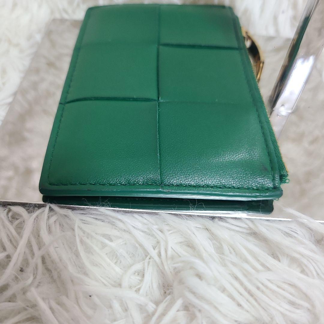 ボッテガヴェネタ　カセット　イントレチャート　グリーン　ケース