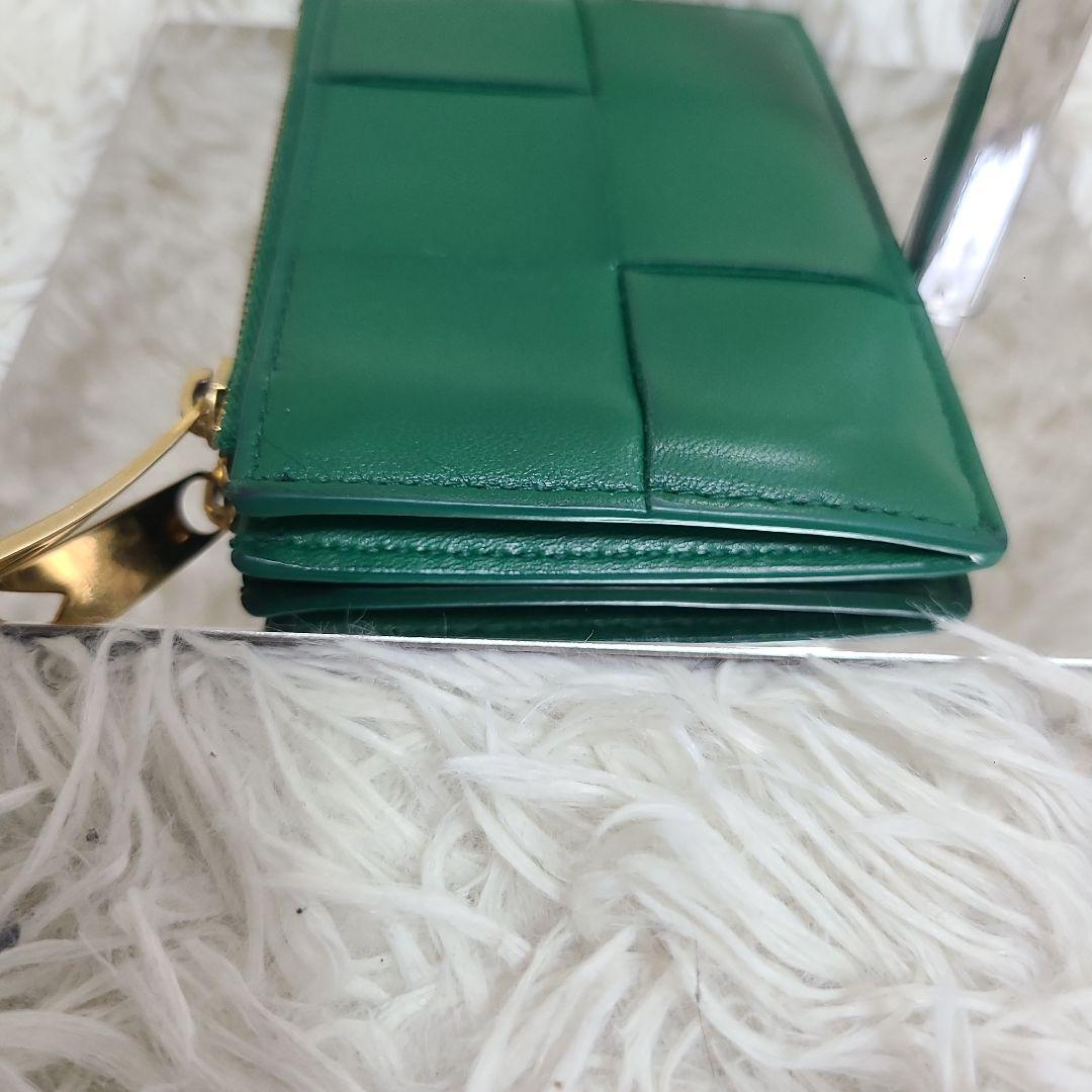 ボッテガヴェネタ　カセット　イントレチャート　グリーン　ケース