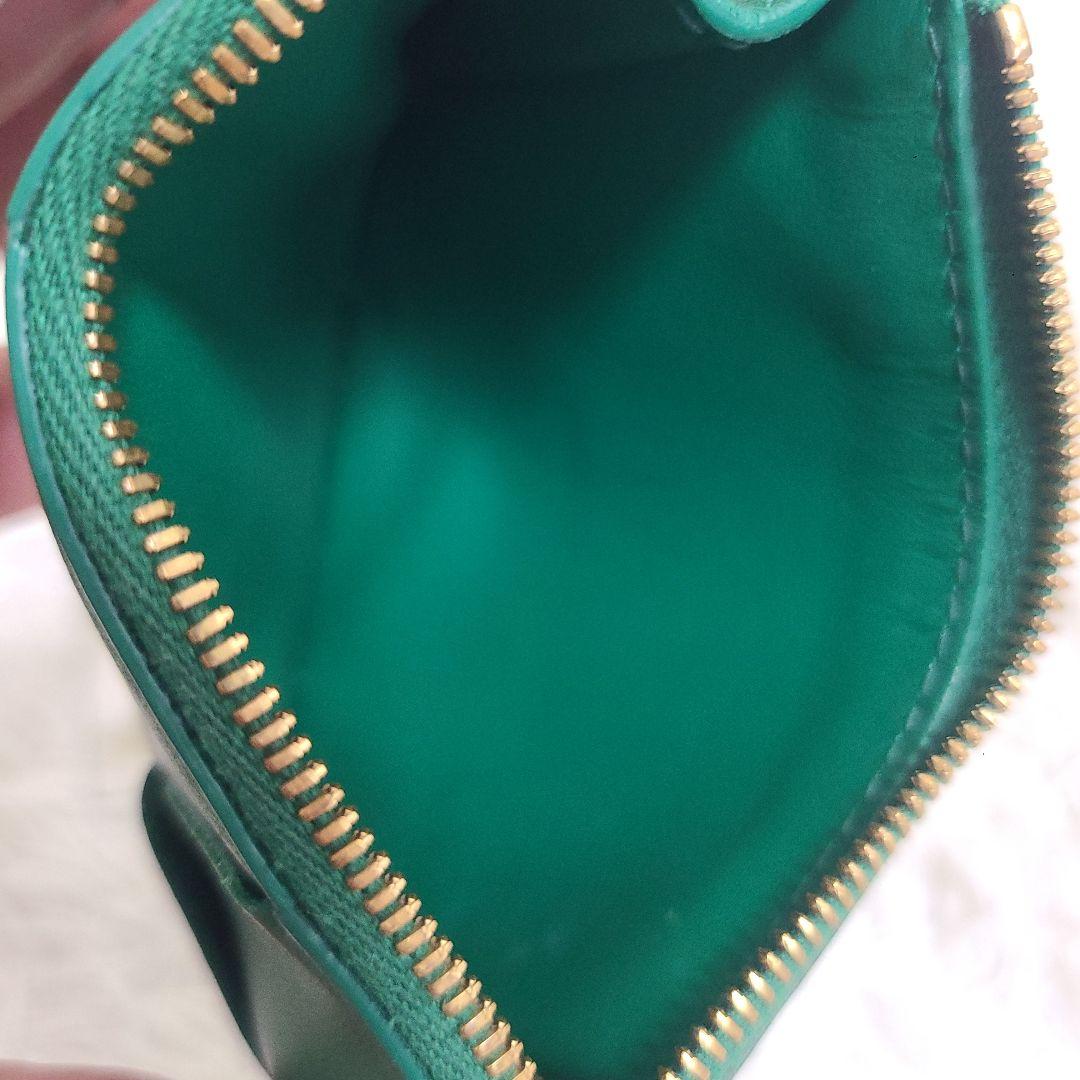 ボッテガヴェネタ　カセット　イントレチャート　グリーン　ケース