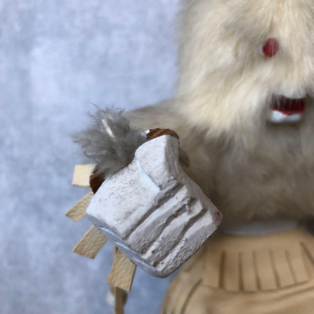 アンティーク カチナドール スノーマン 人形 カチーナ フィギュア