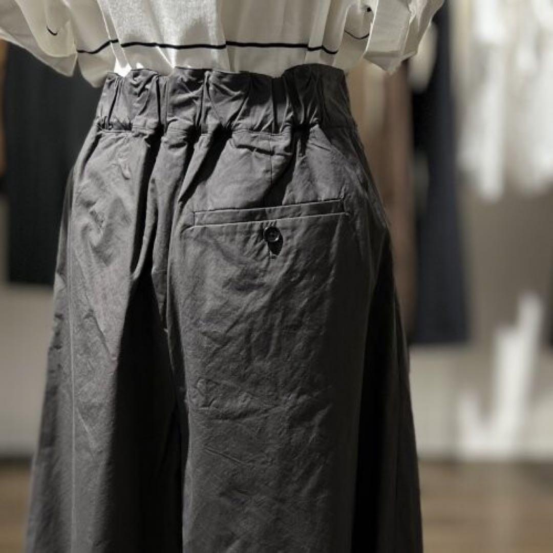 パンツ MARGARETHOWELL 24SS WASHED COTTON POPLIN