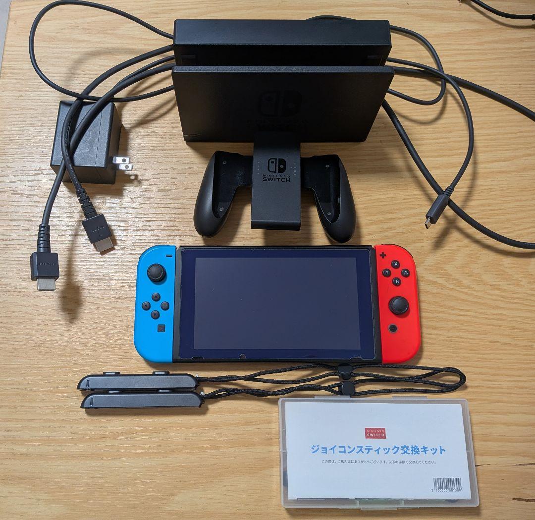 Nintendo Switch 本体 赤/青 　ジョイコンジャンク