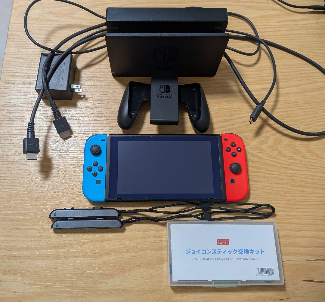 Nintendo Switch 本体 赤/青 　ジョイコンジャンク