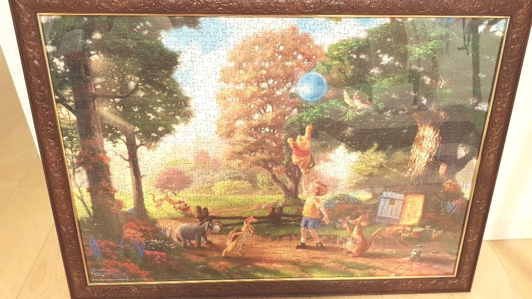 ディズニージグソーパズル完成品+フレーム　セットの販売