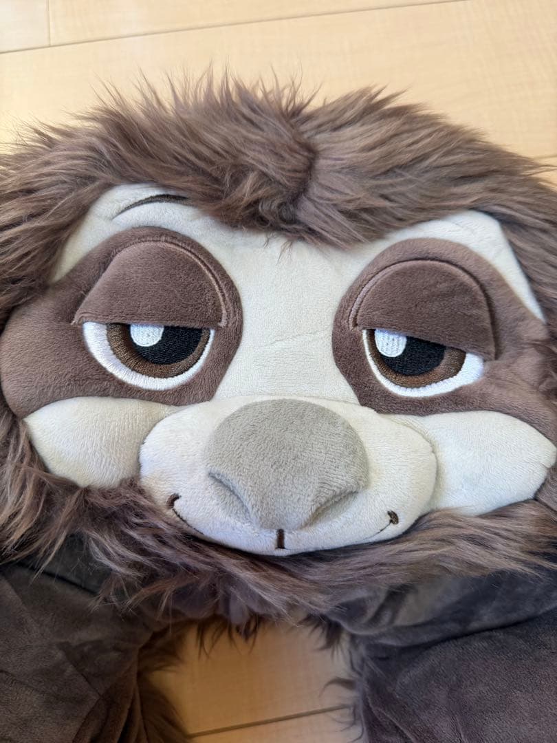 上海ディズニー　ズートピア　フラッシュ　ナマケモノ　ファンキャップ