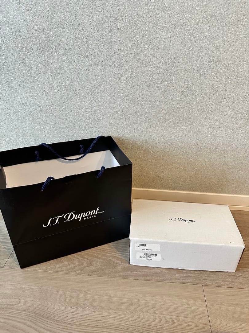 エス・テー・デュポン「ラインD ボールペン　ラージ 純正漆(ブラウンゴールド)」