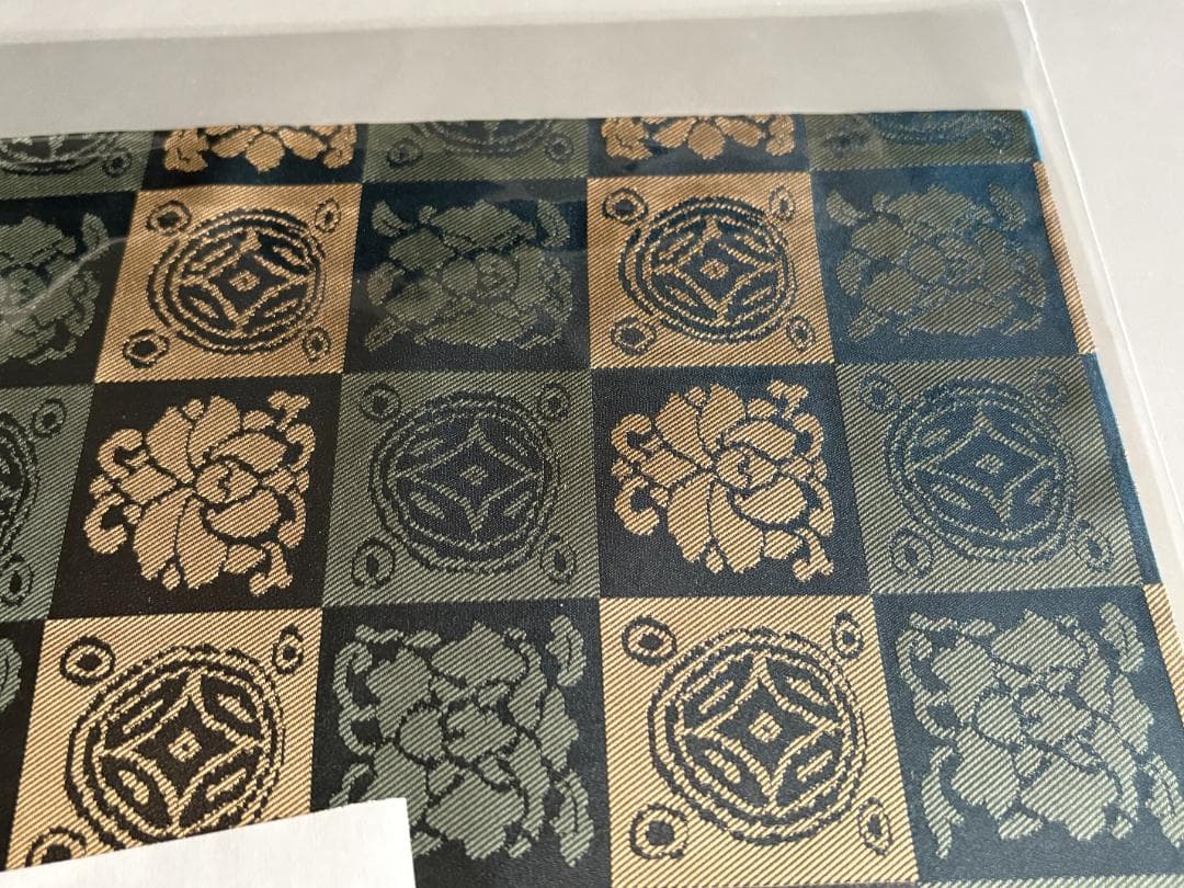 遠州緞子　名物裂　出服紗（出袱紗・出帛紗・出ぶくさ）No4