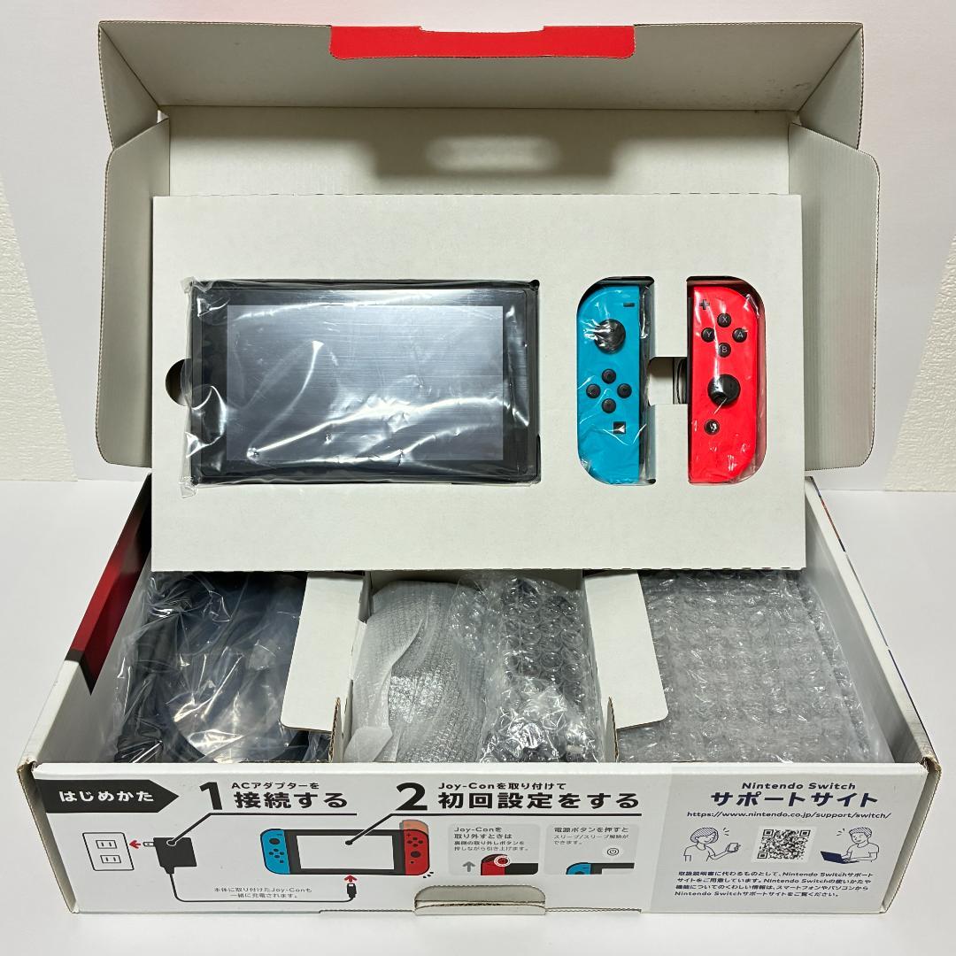 初期化済み Nintendo Switch 初代 本体 青/赤 ジョイコン
