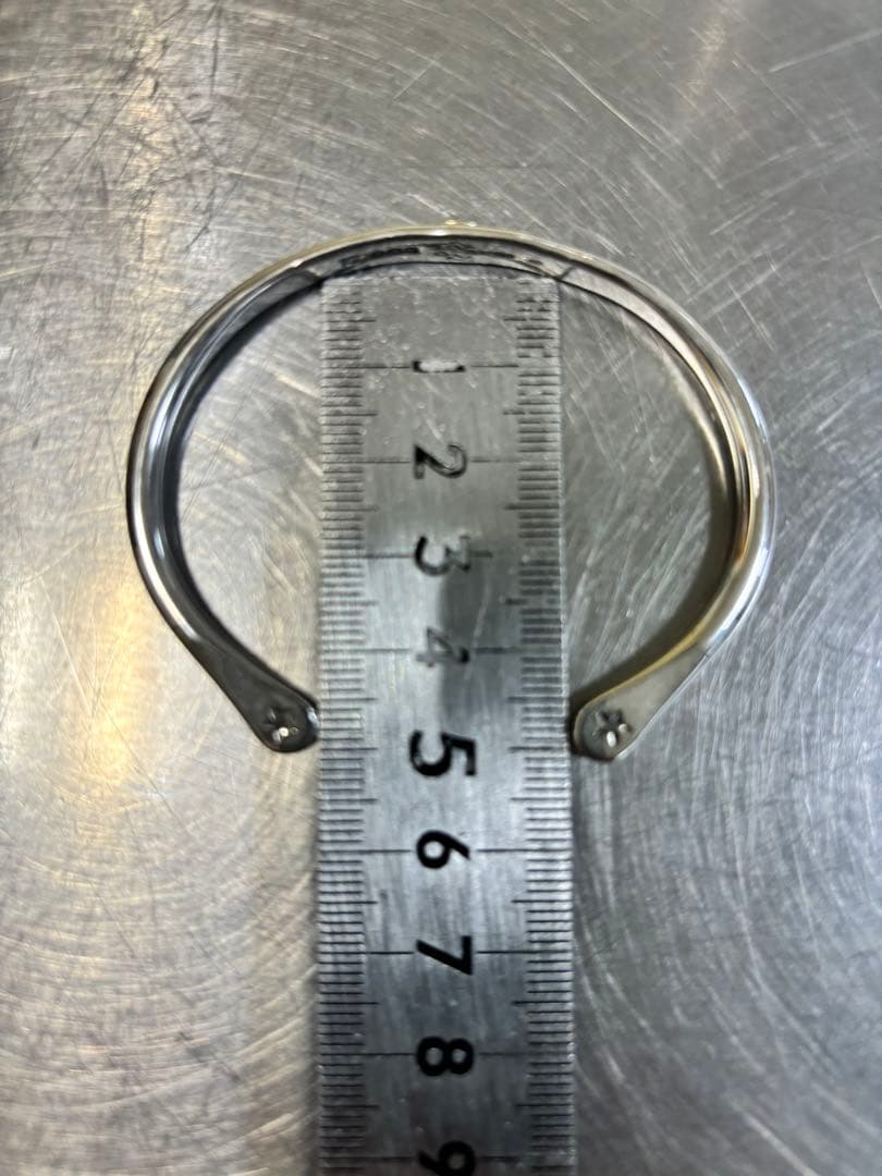 amp japan（アンプジャパン）バングル シルバーメンズスマイル ニコちゃん