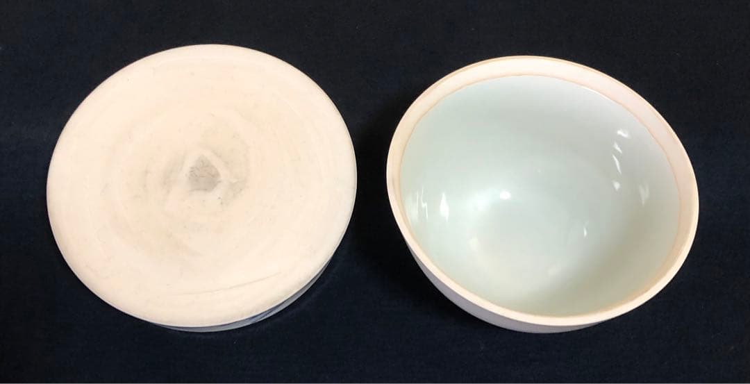 《レ》染付鳥 筥 菓子器 食籠 永楽紘一 永楽善五郎 共箱 251110う5