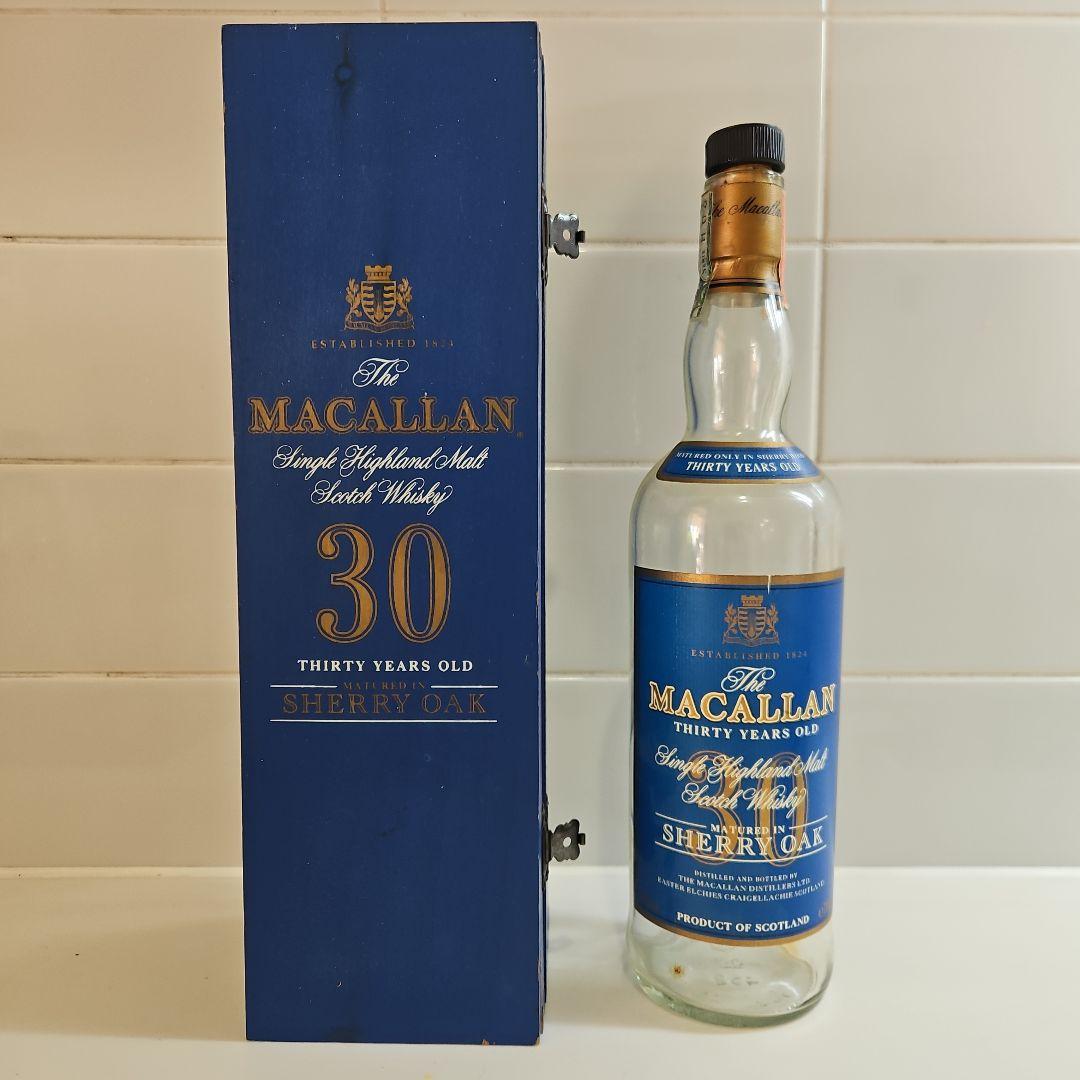マッカラン30年 シェリーオーク空瓶