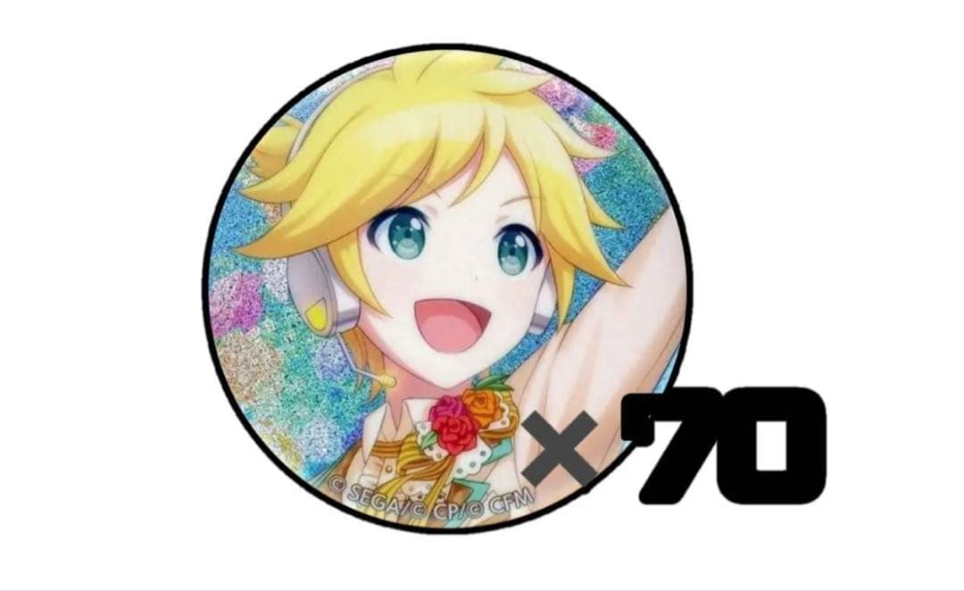 鏡音レン 缶バッチ70個 まとめ売り