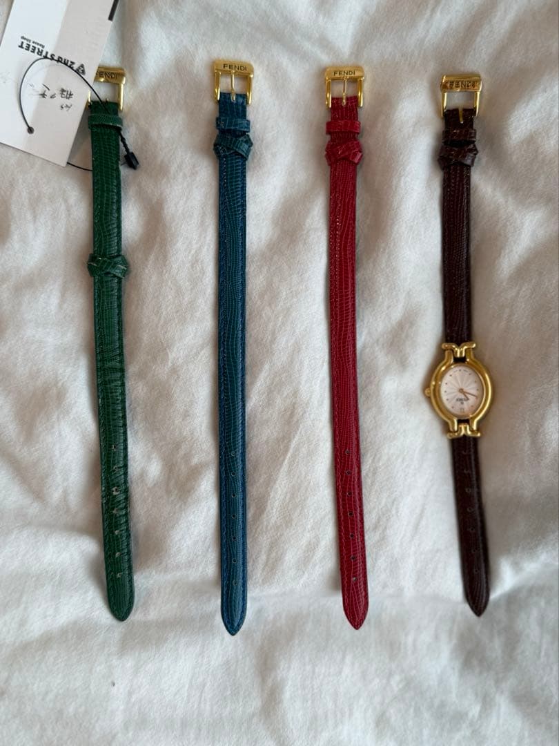 稼働 FENDI フェンディ 640L カメレオン チェンジベルト 腕時計