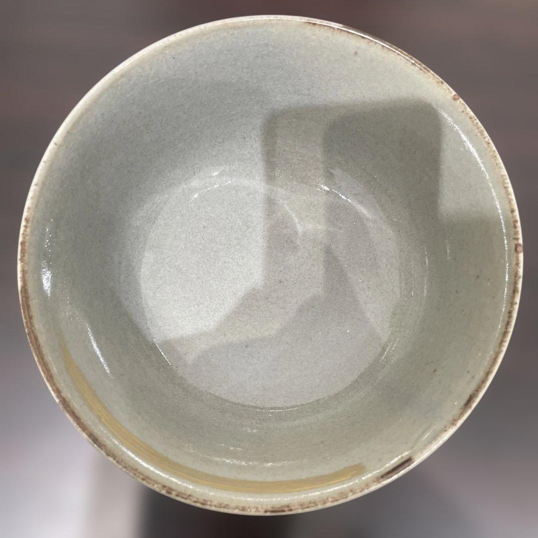 【新品・未使用品】松の葉デザイン 陶器 茶碗 木箱付き