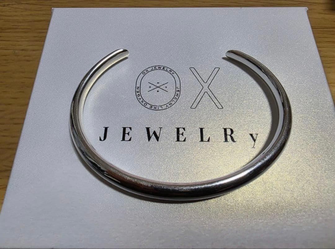 s*.様 【美品】OX JEWELRy Silver Curve Bangle