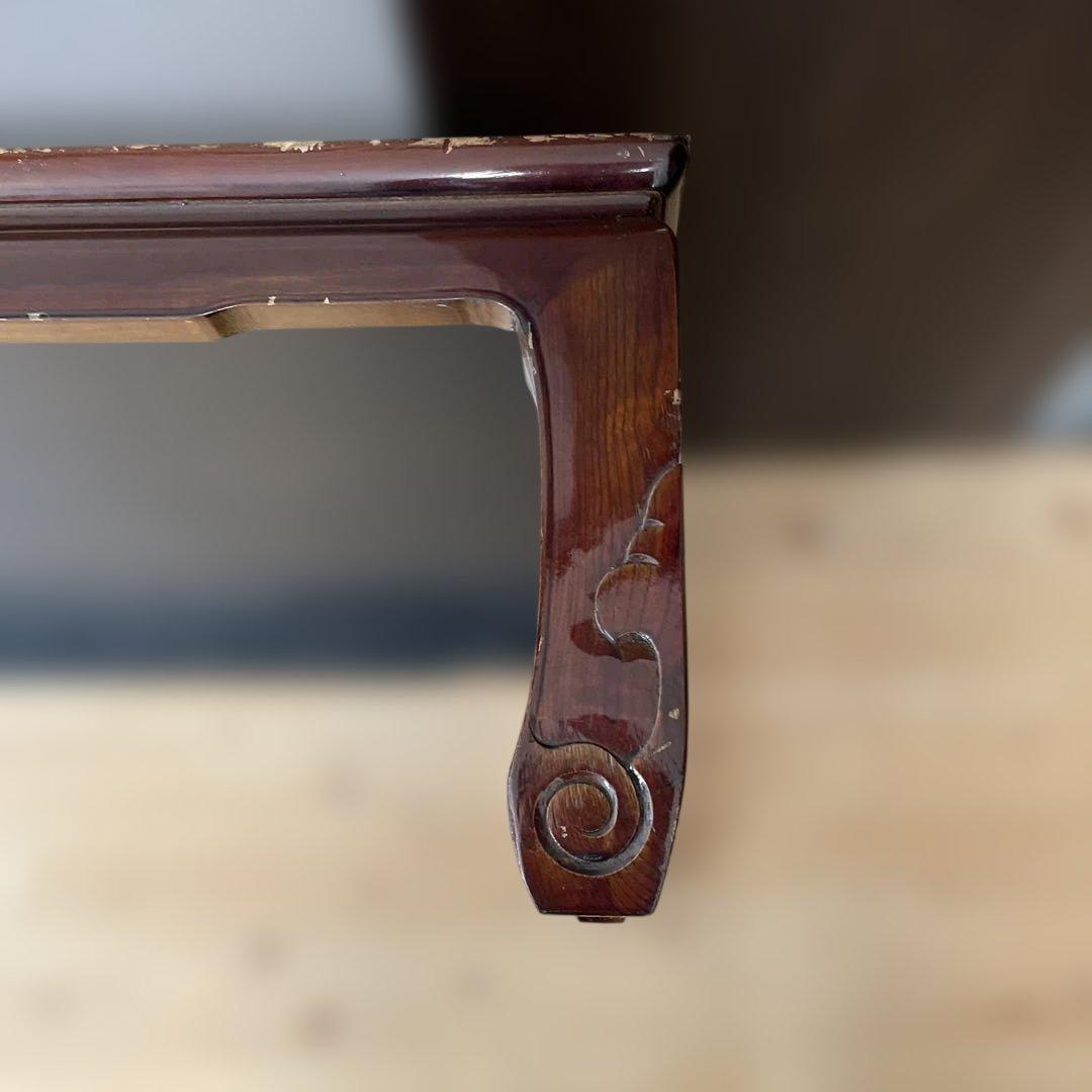 ダークブラウン 木製座卓