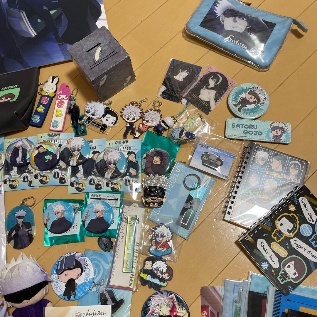 呪術廻戦 グッズ まとめ 80点 フィギュア、缶バ、アクスタ等