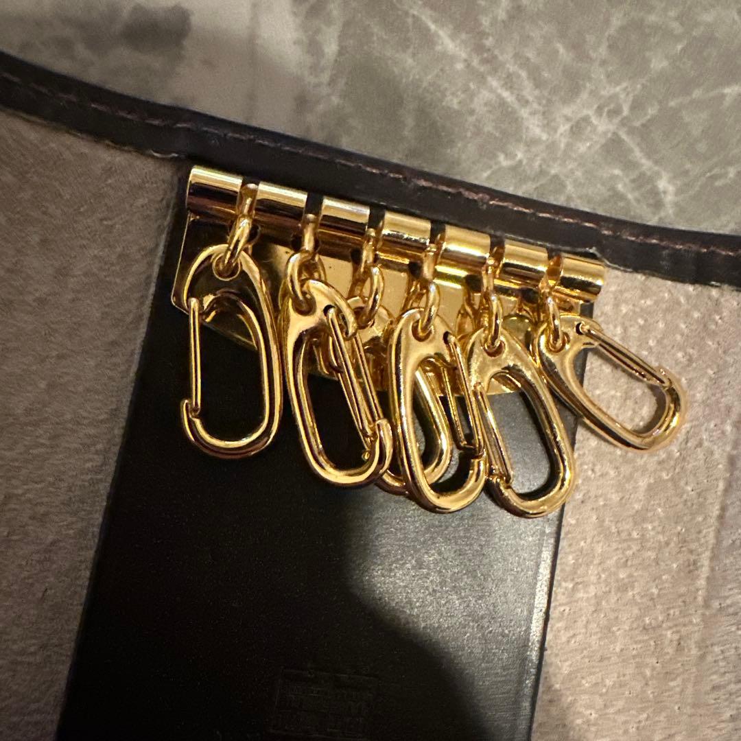 ※りょう　Whitehouse Cox キーケース　ブライドル ハバナ