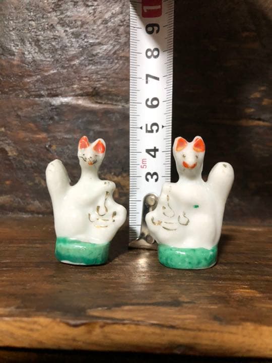 レトロ　お稲荷様　磁器