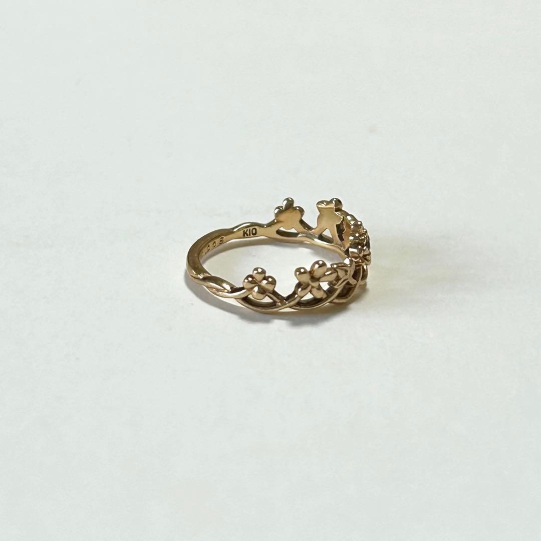 NOJESSノジェス　K10ピンキーリング