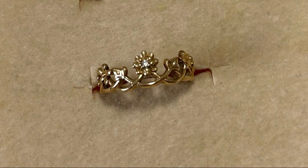 NOJESSノジェス　K10ピンキーリング