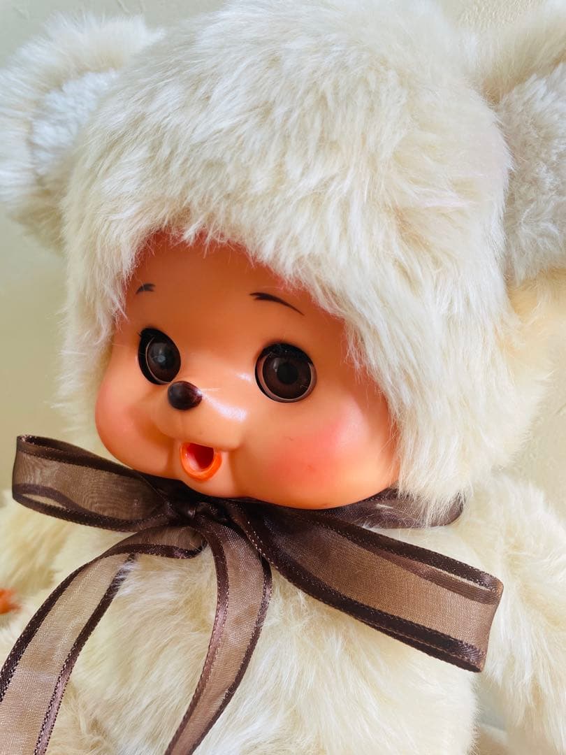 大助君風♡カスタム・テディベアちゃん ふわふわホワイト君